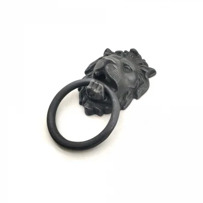 BUĞZ Antika Tarz Dekoratif Pirinç  Kapı Tokmağı, Taktak - 102x130 Mm, Oksit