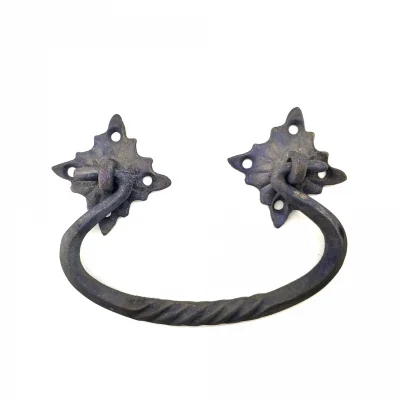 BUĞZ Antika Tarz Dekoratif Pirinç Kazan Kulbu - 90x130 Mm, Oksit