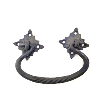 BUĞZ Eco Lounge Antika Tarz Dekoratif Pirinç Kazan Kulbu - 90x130 mm, Oksit