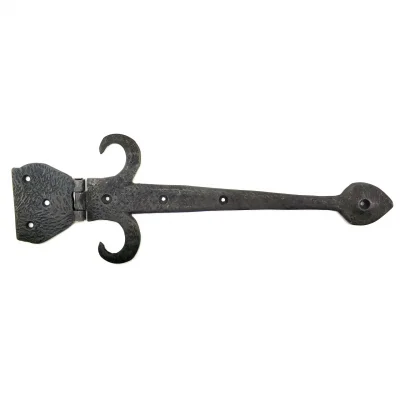 BUĞZ Antika Tarz Dekoratif Pirinç Kuyruklu Çanak Menteşe - 137x390 Mm, Oksit