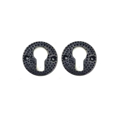 BUĞZ Eco Lounge Antika Tarz Dekoratif Pirinç Oda Kilit Rozeti - 49mm, Oksit