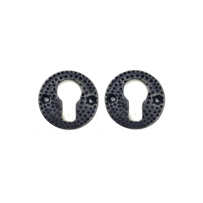 BUĞZ Antika Tarz Dekoratif Pirinç Oda Kilit Rozeti - 49mm, Oksit