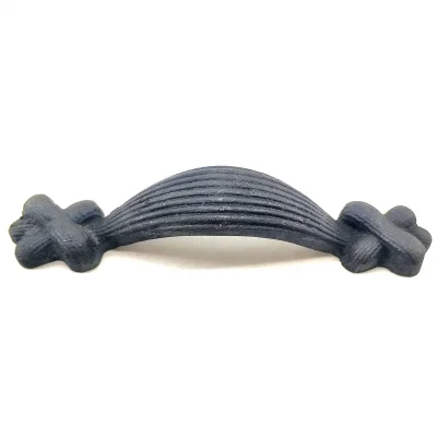 BUĞZ Eco Lounge Antika Tarz Dekoratif Pirinç Örgü Mobilya Kulbu - 22x120 mm, Oksit