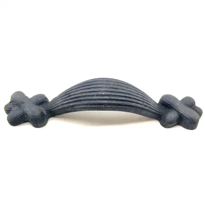 BUĞZ Antika Tarz Dekoratif Pirinç Örgü Mobilya Kulbu - 22x120 Mm, Oksit