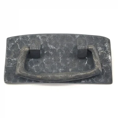 BUĞZ Antika Tarz Dekoratif Pirinç Otantik Dövme Kapı Kulbu - 45x90 Mm, Oksit