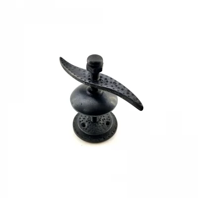 BUĞZ Antika Tarz Dekoratif Pirinç Pervane Panjur Stoperi - 110x110 Mm, Oksit