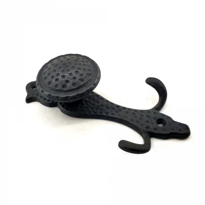 BUĞZ Antika Tarz Dekoratif Pirinç Portmanto Askı - 150x72 Mm, Oksit