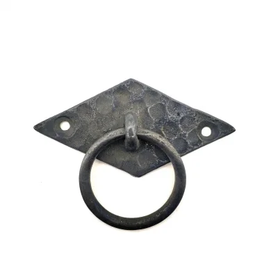 BUĞZ Antika Tarz Dekoratif Pirinç Yan Baklava Kapı Kulbu - 41x82 Mm, Oksit