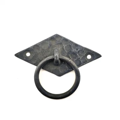 BUĞZ Antika Tarz Dekoratif Pirinç Yan Baklava Kapı Kulbu - 41x82 Mm, Oksit