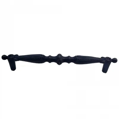 BUĞZ Antika Tarz Dekoratif Pirinç Yeni Sütun Mobilya Kulbu - 160mm, Oksit