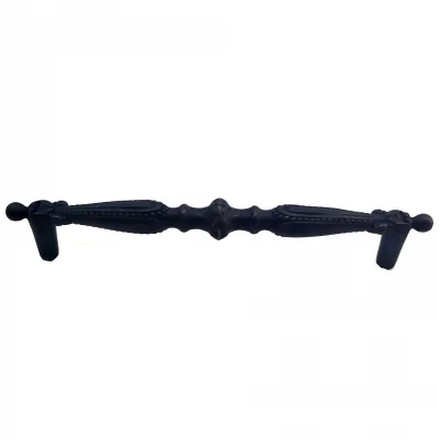 BUĞZ Antika Tarz Dekoratif Pirinç Yeni Sütun Mobilya Kulbu - 160mm, Oksit