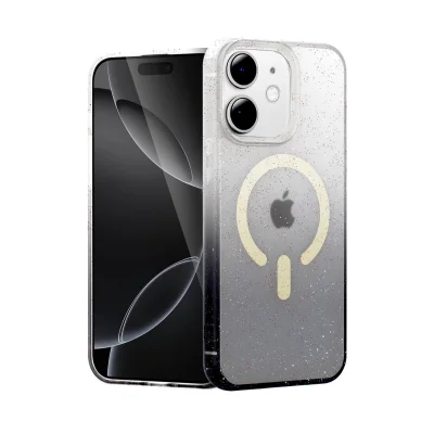 BUĞZ İphone 11 Pummel Shiny Magsafe Kapak - Siyah