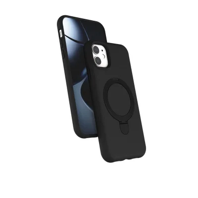 BUĞZ İphone 11 Regal Magsafe Standlı Kapak - Siyah