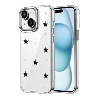 BUĞZ İphone 15 Plus Fiyonk Desenli Kapak - Desen 7