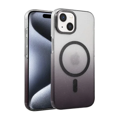 BUĞZ İphone 15 Plus Glossy Magsafe Kapak - Siyah