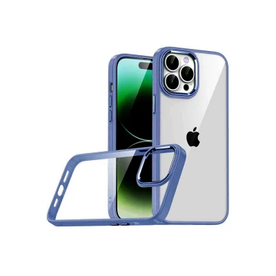 BUĞZ İphone 15 Pro Max Razer Lensli Silikon - Lacivert