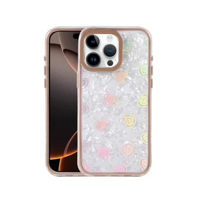 BUĞZ İphone 16 Pro Lumi Desenli Kapak - Çöl Titanyum