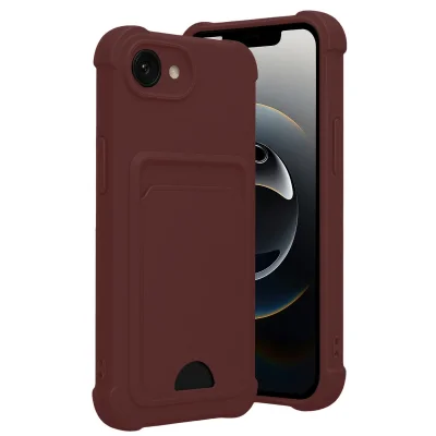 BUĞZ İphone 16e Kelvin Kartvizitli Silikon - Bordo