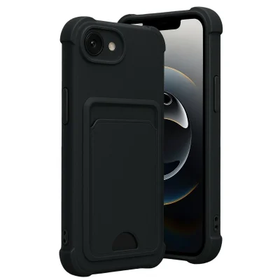 BUĞZ İphone 16e Kelvin Kartvizitli Silikon - Siyah