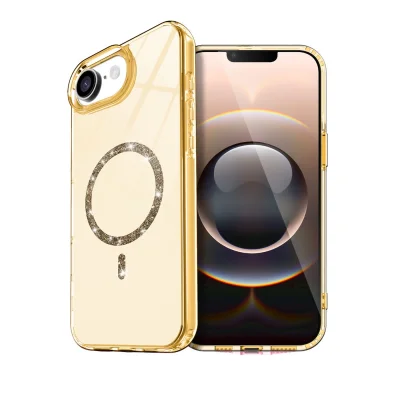 BUĞZ İphone 16e Live Diamond Magsafe Kapak - Sarı