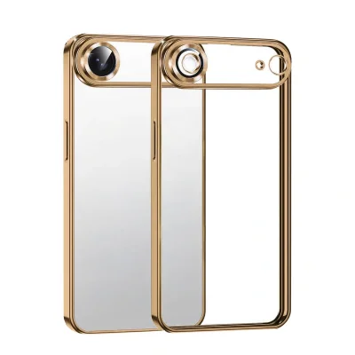 BUĞZ İphone 17 Air Razer Lensli Silikon - Çöl Titanyum