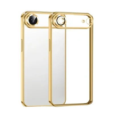 BUĞZ İphone 17 Air Razer Lensli Silikon - Gold