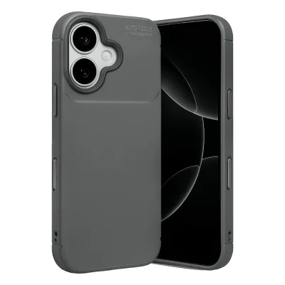 BUĞZ İphone 17 Auto Focus Karbon Kapak - Gri