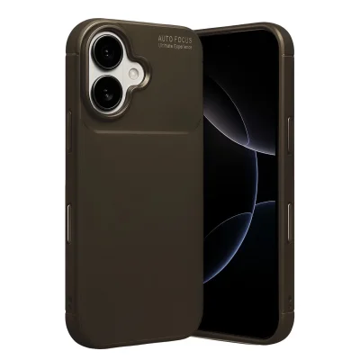 BUĞZ İphone 17 Auto Focus Karbon Kapak - Kahverengi