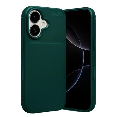 BUĞZ İphone 17 Auto Focus Karbon Kapak - Koyu Yeşil