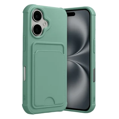 BUĞZ İphone 17 Kelvin Kartvizitli Silikon - Açık Yeşil