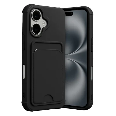 BUĞZ İphone 17 Kelvin Kartvizitli Silikon - Siyah