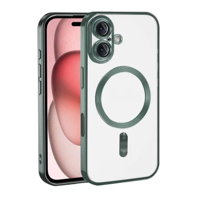 BUĞZ İphone 17 Kross Magneticsafe Kapak - Koyu Yeşil