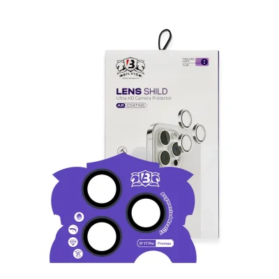 BUĞZ İphone 17 Pro Max Bilvis Titan Kamera Lens - Lacivert