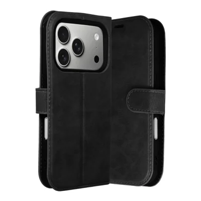 BUĞZ İphone 17 Pro Max Trend S Plus Kapaklı Kılıf - Siyah