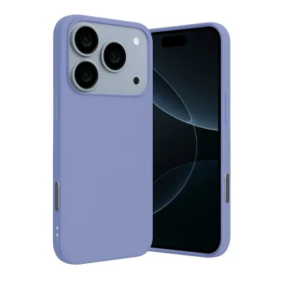 BUĞZ İphone 17 Pro Nano İçi Kadife Silikon - Lila