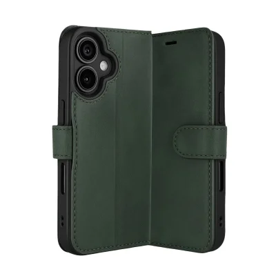 BUĞZ İphone 17 Trend S Plus Kapaklı Kılıf - Yeşil