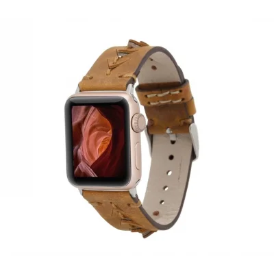  Apple Watch Uyumlu Deri Kordon 38-40-41mm G19 Boras