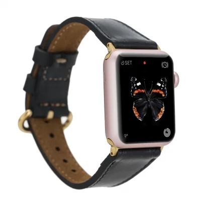  Apple Watch Uyumlu Deri Kordon 38-40-41mm ROM RST1