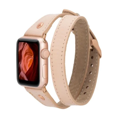 BUĞZ Apple Watch Uyumlu Deri Kordon 42-44-45mm Slim DT RT NU1