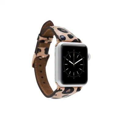  Apple Watch Uyumlu Deri Kordon 42-44-45mm Slim LE02N
