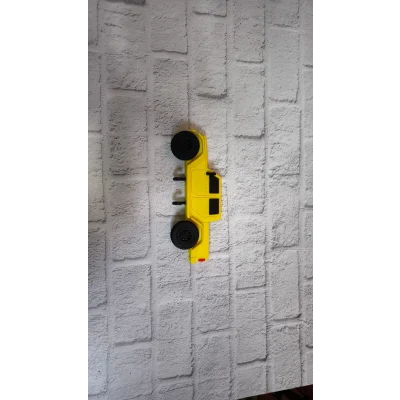 BUĞZ Araba Figürlü Duvar Anahtarlığı Ev ve Ofis İçin Dekoratif Tasarım - Lisinya