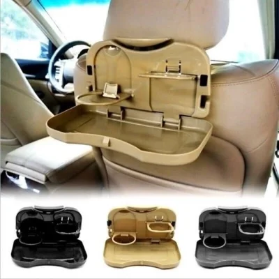  Araba Koltuk Arkası Katlanabilir Tepsi Siyah