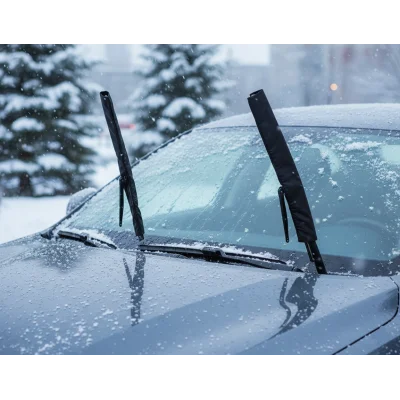 BUĞZ Araba Silecek Koruma Kılıfı – Karlı ve Buzlu Havaya Dayanıklı, Pratik Tak-Çıkar Kullanım