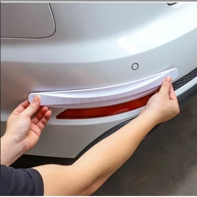 BUĞZ Araba Tampon Koruyucu Karbon Desenli Beyaz