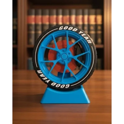 BUĞZ Araba Tutkunlarına Özel Jant Tasarımlı Masa Dekoru