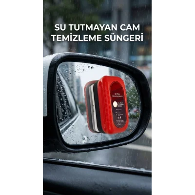 BUĞZ Araç Camı İçin Su Geçirmez Temizleme Süngeri - Pratik Kullanım