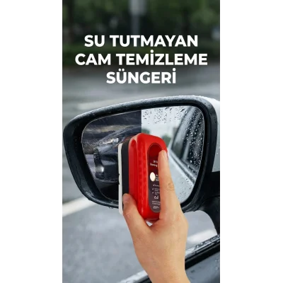BUĞZ Araç Camı İçin Su Tutmaz Temizleme Süngeri - Pratik Kullanım