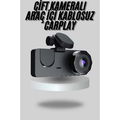  Araç İçi Dikiz Kamerası Sürüş Kaydedici 3 Lensli DVR Kamera