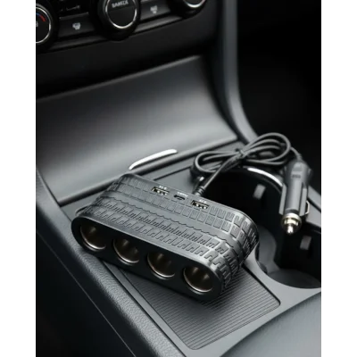 BUĞZ Araç İçi Güç Dağıtıcı 4 Çakmaklık 2 USB 1 Type C Şarj Ünitesi