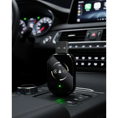 BUĞZ Araç İçi Kablosuz CarPlay Android Auto AirPlay Adaptörü